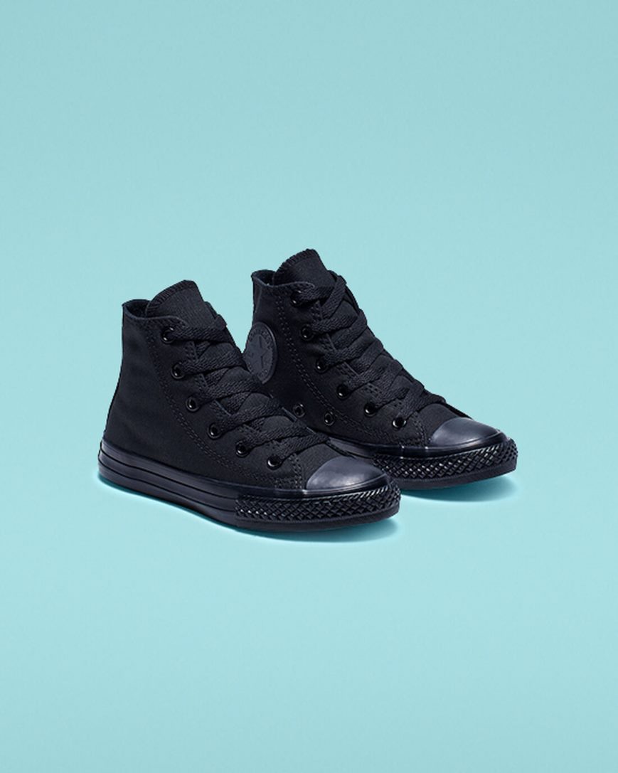 Tenisky Vysoke Converse Chuck Taylor All Star Klasické Chlapcenske Čierne | SK BYPNK3